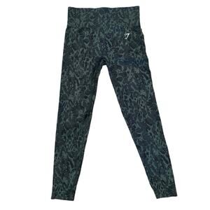 Gymshark Adapt Animal Seamless Leggings S Small pants watercolor spot workout